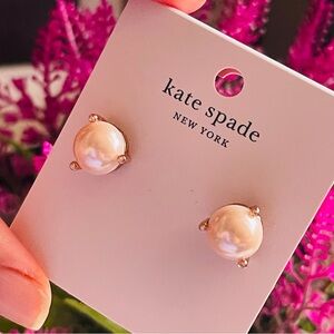 Kate Spade pearl stud earrings